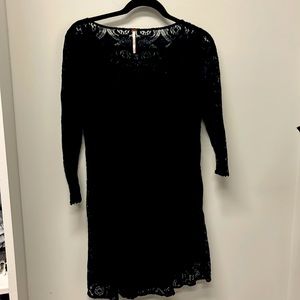 Black free people lace dress.